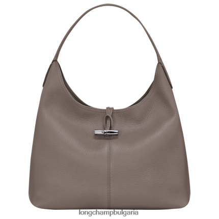 сиво Жени чанта Roseau Essential Hobo чанти Longchamp 6084PZ358