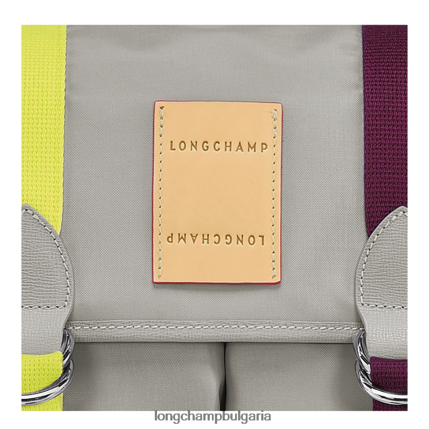 сиво Жени le pliage re-play чанта през рамо чанти Longchamp 6084PZ206 - Image 5