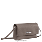 сиво Жени Roseau есенциален съединител кожени изделия Longchamp 6084PZ11 - Image 3