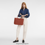 теракота Жени градска чанта le pliage чанти Longchamp 6084PZ85 - Image 2