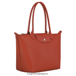 теракота Жени градска чанта le pliage чанти Longchamp 6084PZ354 - Image 3