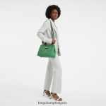 трева/зелена светлина Жени розова чанта чанти Longchamp 6084PZ98 - Image 2