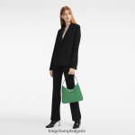 трева/зелена светлина Жени розова скитник чанта чанти Longchamp 6084PZ366 - Image 2