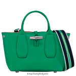 трева/зелена светлина Жени розова чанта чанти Longchamp 6084PZ101 - Image 5