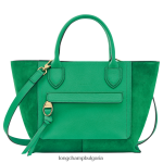 трева/зелена светлина Жени чанта за пощенска кутия чанти Longchamp 6084PZ162