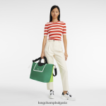 трева/зелена светлина мъже le pliage колекция пътна чанта чанти Longchamp 6084PZ777 - Image 2