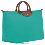 тюркоаз Жени le pliage оригинална чанта за пътуване чанти Longchamp 6084PZ809 - Image 2