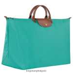 тюркоаз мъже le pliage оригинална чанта за пътуване чанти Longchamp 6084PZ816 - Image 2