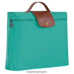 тюркоаз мъже le pliage оригинално куфарче чанти Longchamp 6084PZ489 - Image 2