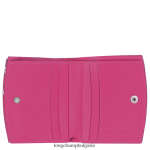 фуксия Жени портфейл розо кожени изделия Longchamp 6084PZ593 - Image 2
