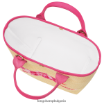 фуксия Жени le panier pliage кошница чанта чанти Longchamp 6084PZ62 - Image 5