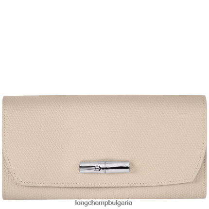 хартия Жени портфейл roseau continental кожени изделия Longchamp 6084PZ590