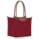 червен Жени оригинална чанта le pliage чанти Longchamp 6084PZ416 - Image 3