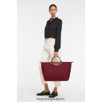 червен Жени le pliage оригинална чанта за пътуване чанти Longchamp 6084PZ807 - Image 2