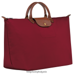 червен Жени le pliage оригинална чанта за пътуване чанти Longchamp 6084PZ807 - Image 3
