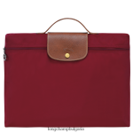 червен мъже le pliage оригинално куфарче чанти Longchamp 6084PZ487