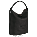 черен Жени 3d скитник чанта чанти Longchamp 6084PZ398 - Image 3