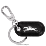 черен Жени ключодържатели box-trot кожени изделия Longchamp 6084PZ738