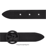 черен Жени пояс за бокс-тръс аксесоари Longchamp 6084PZ936 - Image 3