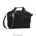 черен Жени пътна чанта boxford чанти Longchamp 6084PZ774
