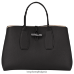 черен Жени розова чанта чанти Longchamp 6084PZ109