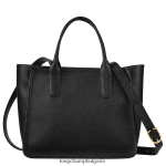 черен Жени чанта le foulonne чанти Longchamp 6084PZ124 - Image 4