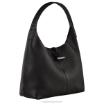 черен Жени чанта Roseau Essential Hobo чанти Longchamp 6084PZ357 - Image 2