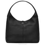 черен Жени чанта Roseau Essential Hobo чанти Longchamp 6084PZ357 - Image 3
