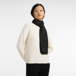 черен Жени шал от колекция пролет/лято 2023 г аксесоари Longchamp 6084PZ1001 - Image 2