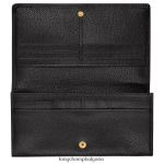 черен Жени le foulonne континентален портфейл кожени изделия Longchamp 6084PZ609 - Image 2