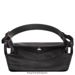 черен Жени le foulonne скитник чанта чанти Longchamp 6084PZ388 - Image 5