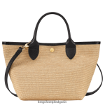 черен Жени le panier pliage кошница чанта чанти Longchamp 6084PZ28 - Image 4