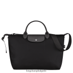 черен Жени le pliage енергийна чанта чанти Longchamp 6084PZ79
