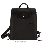 черен Жени le pliage зелена раница чанти Longchamp 6084PZ434