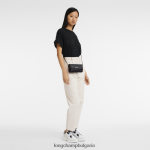 черен Жени Roseau есенциален съединител кожени изделия Longchamp 6084PZ9 - Image 2