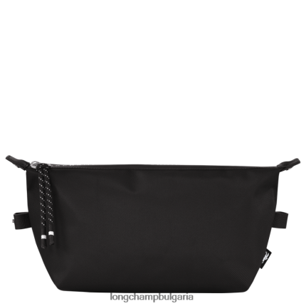 черен мъже калъф за енергийни тоалетни принадлежности le pliage чанти Longchamp 6084PZ868