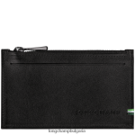 черен мъже кесия за монети sur seine кожени изделия Longchamp 6084PZ1133