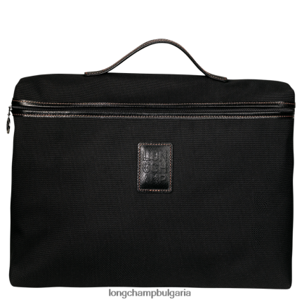 черен мъже куфарче Boxford чанти Longchamp 6084PZ1091
