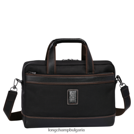 черен мъже куфарче Boxford чанти Longchamp 6084PZ1093