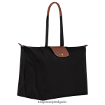 черен мъже пътна чанта / раница чанти Longchamp X D'heygere 6084PZ832 - Image 5