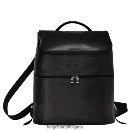 черен мъже раница le foulonne чанти Longchamp 6084PZ448