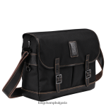 черен мъже чанта boxford през рамо чанти Longchamp 6084PZ1112 - Image 2