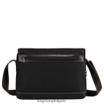 черен мъже чанта boxford през рамо чанти Longchamp 6084PZ1112 - Image 3
