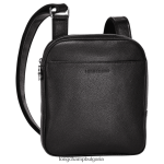 черен мъже чанта за кръст le foulonne чанти Longchamp 6084PZ1122