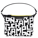 Черно бяла Жени le pliage lgp съединител чанти Longchamp 6084PZ227