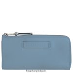 шисти Жени 3d портфейл с цип наоколо кожени изделия Longchamp 6084PZ622